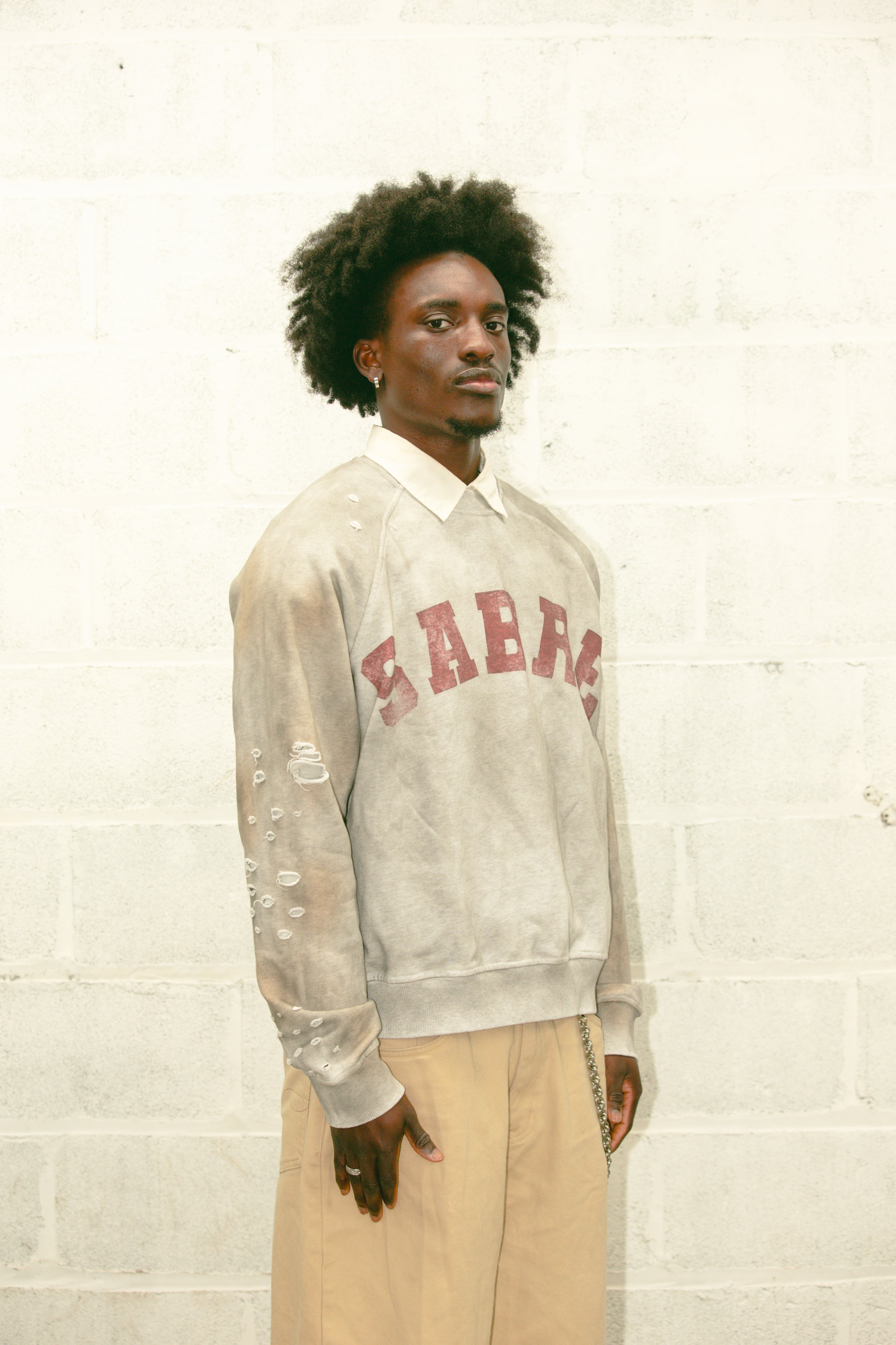 Thrashed Collegiate Crewneck